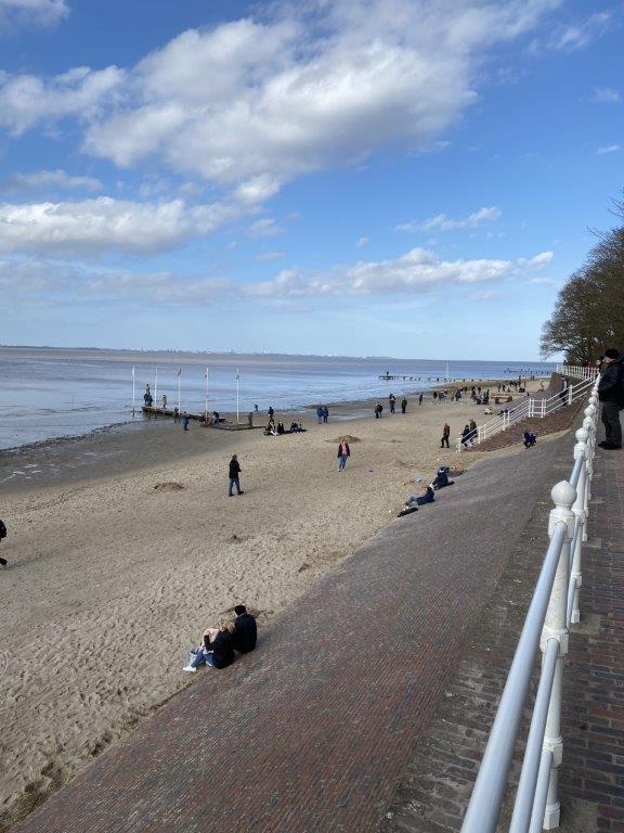 Dangast Strand am alten Kurhaus