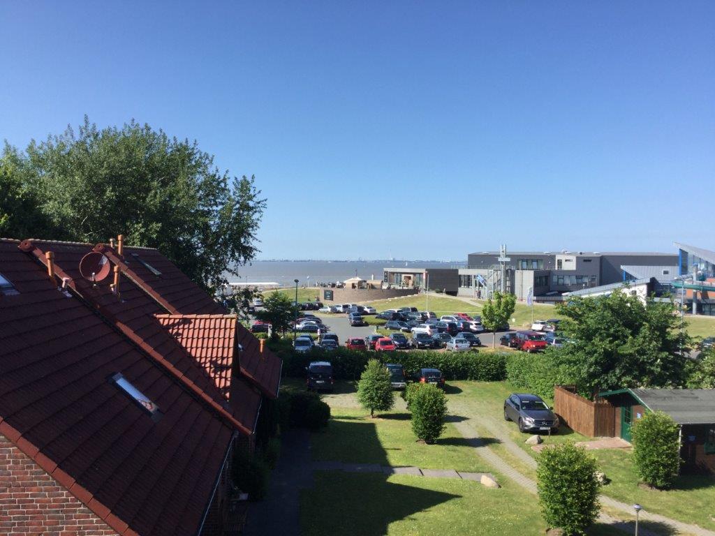 Blick vom Balkon Richtung Nordsee